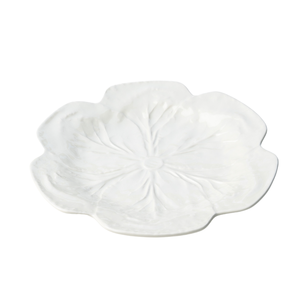 Bordallo Pinheiro Ivory Cabbage Dinner Plate