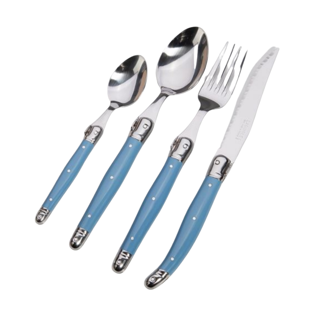 Laguiole by  André Verdier Cornflower Blue Cutlery